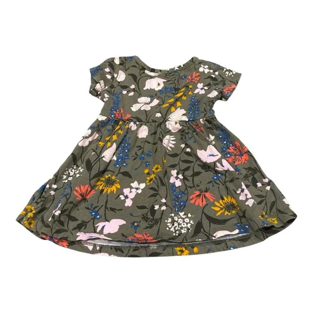 Old Navy Baby Girls Floral and Polka Dot Kids Cotton‎ Dress Set, Size 3-6 months